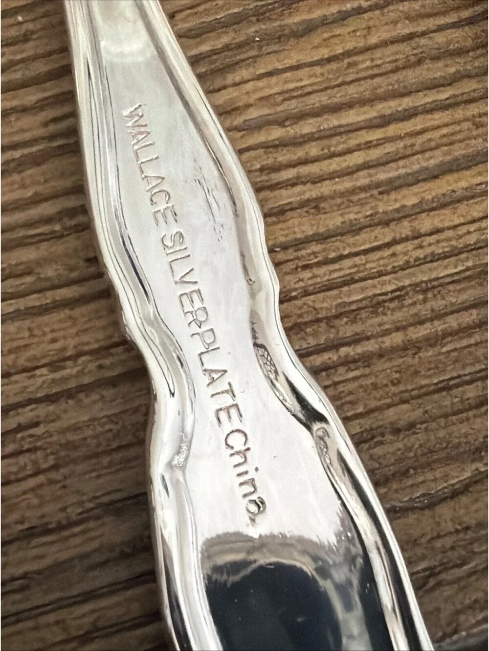 Wallace Deep Silver Centennial Silverplate Salad Forks - Set of 12